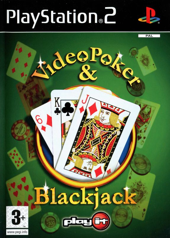 Video Poker & Blackjack box art for Playstation 2
